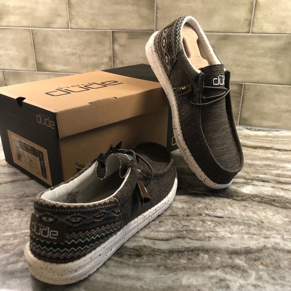Hey Dude Wally Funk Brown Aztec | Poshmark